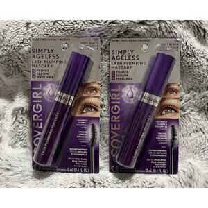 CoverGirl Simply Ageless Lash Plumping Mascara Soft Black 110 Lot of 2 New